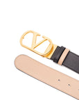 Valentino Garavani VLogo Signature leather reversible belt