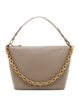 Emporio Armani Medium leather hobo bag with chain