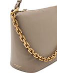 Emporio Armani Medium leather hobo bag with chain