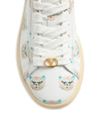 Valentino Garavani Le Chat De La Maison Royco Sneaker In Nappa Calfskin