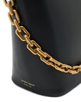 Emporio Armani Medium leather hobo bag with chain