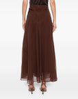 Brunello Cucinelli Silk maxi skirt