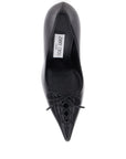 Jimmy Choo 95mm Scarlett lace-up pointed-toe pumps