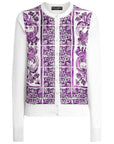 Dolce & Gabbana Maiolica print silk cardigan