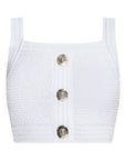 Balmain Tweed Crop Top