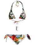 Dolce & Gabbana Flower print bikini set