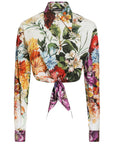 Dolce & Gabbana Floral print poplin shirt