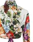 Dolce & Gabbana Floral print poplin shirt