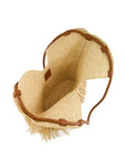 Zimmermann Goldentime medium raffia tote bag
