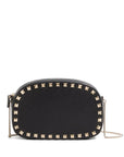 Valentino Garavani Mini Rockstud Shoulder Bag in Grainy Calfskin