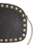 Valentino Garavani Mini Rockstud Shoulder Bag in Grainy Calfskin