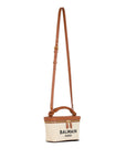 Balmain B-Army canvas vanity case