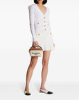 Balmain B-Army canvas vanity case