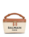 Balmain B-Army canvas vanity case