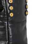Balmain 1945 Soft PB-monogrammed crinkled small leather tote bag