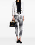 Balmain 1945 Soft PB-monogrammed crinkled small leather tote bag