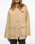 GANNI Jackets Beige
