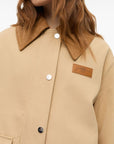 GANNI Jackets Beige