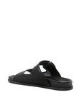 Jimmy Choo Fayence Sandal Low leather sandals with pearls