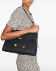 Tory Burch Lee Radziwill large leather handbag