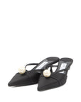 Jimmy Choo 50mm Sana pearl-embellished mules