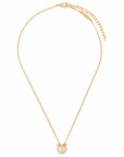 Ferragamo Gancini necklace with strass