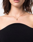 Ferragamo Gancini necklace with strass
