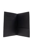 Emporio Armani Passport holder in saffiano leather with ASV eagle plaque