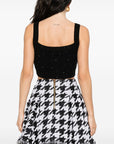Balmain Black Sleeveless Tops
