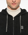 Brunello Cucinelli Zip-up hooded cardigan