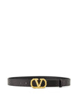 Valentino Garavani crystal embellishment VLogo Signature leather belt