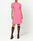 Dolce & Gabbana Rachel tweed calf-length dress with DG logo