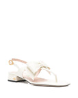 Valentino Garavani Bow-embellished slingback sandals