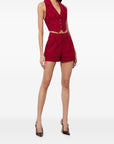 Alice + Olivia Shorts Red