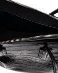 The Attico crocodile-effect tote bag