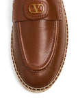 Valentino Garavani Vlogo Signature Calfskin Moccasin