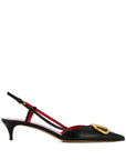 Valentino Garavani Vlogo Signature Slingback Décolleté In Calfskin 40mm