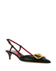 Valentino Garavani Vlogo Signature Slingback Décolleté In Calfskin 40mm