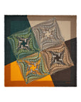 Ferragamo Madras print cashmere stole