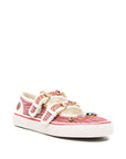 Valentino Garavani Jewel-embellished buckle sneakers