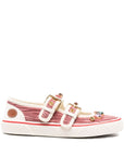 Valentino Garavani Jewel-embellished buckle sneakers