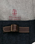 Brunello Cucinelli Logo-embroidered flat cap