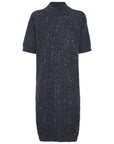 Brunello Cucinelli Mohair, virgin wool and cashmere knit dress with dazzling croc motif