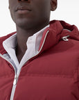Brunello Cucinelli Bonded taffeta down vest with heat-bonded seams and detachable hood