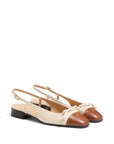 Valentino Garavani Du Roi leather ballet flats
