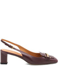 Tod's Barretta 40 leather slingback pumps