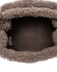 Hereu Leather shearling tote bag