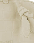 JACQUEMUS The Small Turismo crocodile-effect knotted shoulder bag
