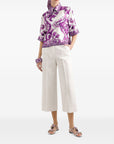 Dolce & Gabbana Silk shirt with maiolica print