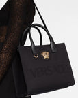 Versace Small La Medusa canvas tote bag